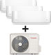 Inventor Aria Задайте 3 Вътрешни Модула (12000 btu / 18000 btu) и Външен Модул (42000 btu)