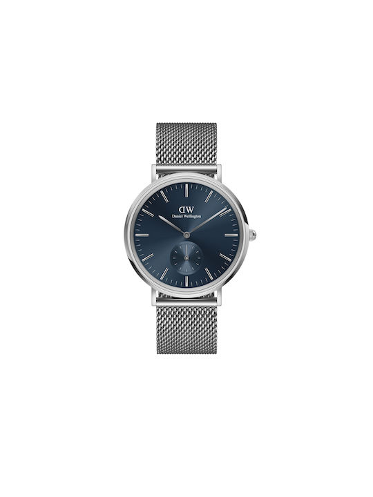 Daniel Wellington Watch with Silver Metal Bracelet