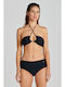 Gant Bikini Set Strapless Top & Slip Bottom Black