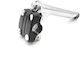 Λαιμος Ποδηλατου Απλος Bmx 22,2mm Black/silver