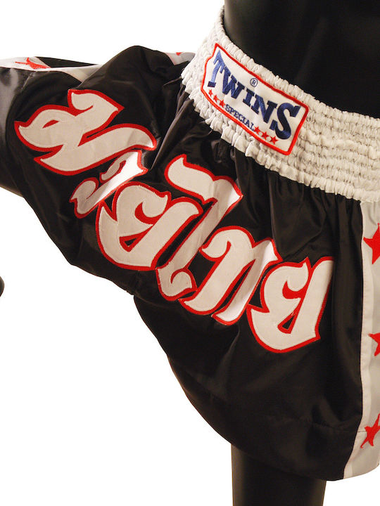 Twins Special Bărbați Shorts Kick/Thai Boxing Negru