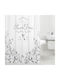 Dimitracas Savoin Shower Curtain Fabric 180x180cm White