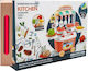 Easter Candle Set Kitchen Cart with Kitchenware and Fruits for 3+ Years Zita Toys