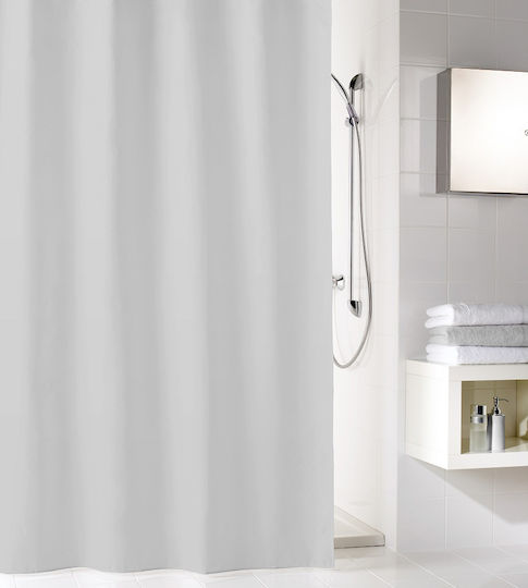 Texi Bath Noya Perdea de Baie Țesătură 180x220cm Gri Texi Bath Noya Perdea de Baie Țesătură 180x220cm Gri