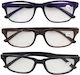 4teen-4ty Reading Glasses +1.50 in Black Colour 40476 20 Pieces