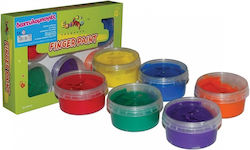 Rainbow Σετ 6 Δακτυλομπογιές