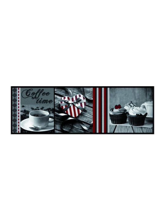 Sdim Cook & Wash Χαλάκι Κουζίνας Διάδρομος Γκρι 50x150εκ.