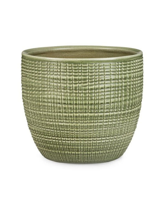 Scheurich Menta Pot Green 19x19cm