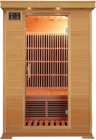 Fujia Saună Cuptor / Încălzitor exterior pentru 2 Persoane Interior L120xW100xH190cm Fujia Saună Cuptor / Încălzitor exterior pentru 2 Persoane Interior L120xW100xH190cm