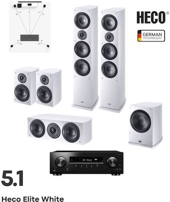 Heco Σετ Ηχείων Home Cinema 5.1