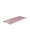 Pam & Co An der Wand montiert Badezimmerregal Metallisch 28x15x1cm Rosa