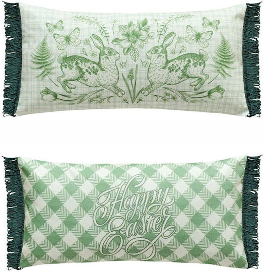 Kentia Pernă De Paște Din Poliester Verde 30x60cm