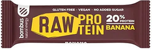 Santiveri Bombus Raw Riegel mit 20% Protein & Geschmack Banane 20x50gr