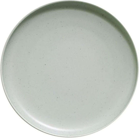 Kutahya Porselen Porcelain Green Dessert Plate With Diameter 19cm