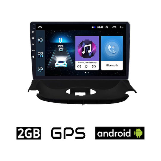 Auto-Audiosystem für Peugeot 206 1998 2006 (Bluetooth/USB/AUX/WiFi/GPS/Apple-Carplay/Android-Auto) mit Touchscreen 9"