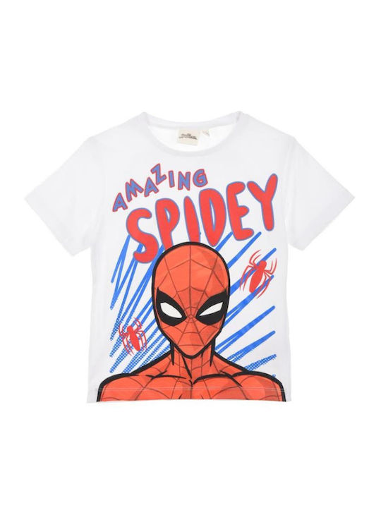 Παιδικό T-shirt Λευκή (λευκό) Amazing Spidey