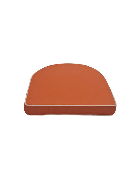 Be Comfy Αδιάβροχο Μαξιλάρι Καρέκλας Κήπου Πέταλο Orange 44x45εκ.