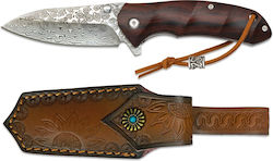 Martinez Albainox Damascus Taschenmesser Lila mit Klinge aus Stahl in Hülle
