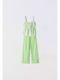 Kids' Set with Pants Summer 2pcs Green Blouse