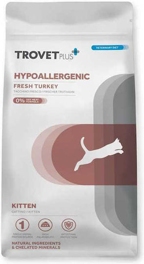Trovet Plus Dry Food for Young Cats with Turkey / Rice / Potatoes / Liver / Poultry / Ton 1.2kg