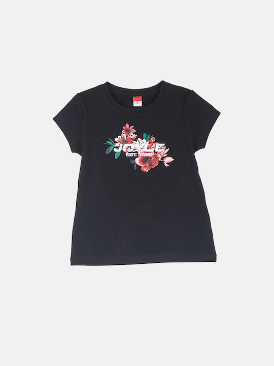 Joyce Kids Blouse Short Sleeve Black Spring Lover