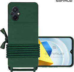 Sonique Back Cover Silicon 0.5mm cu Curea Verde...