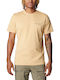 Columbia Herren T-Shirt Kurzarm Braun