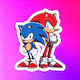 Αυτοκόλλητα Knuckles And Sonic Κωδ.: