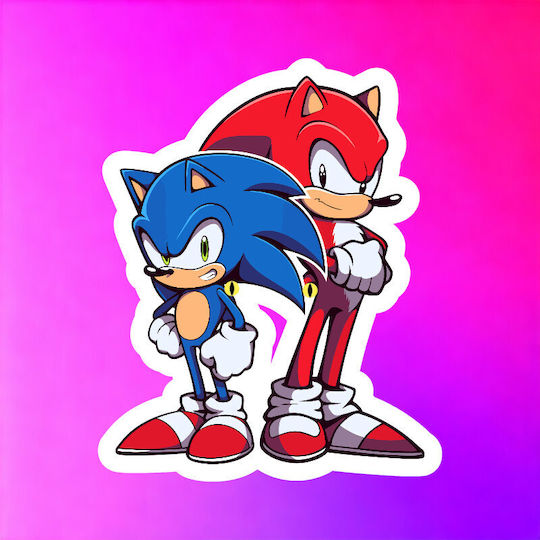 Αυτοκόλλητα Knuckles And Sonic Κωδ.: