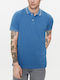 Geox Herren Kurzarmshirt Polo Blau