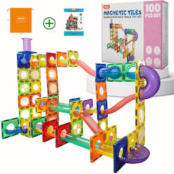 Wonder Toys Μαγνητικό Παιχνίδι Κατασκευών 100 Piece Race Ball Magnetic Blocks