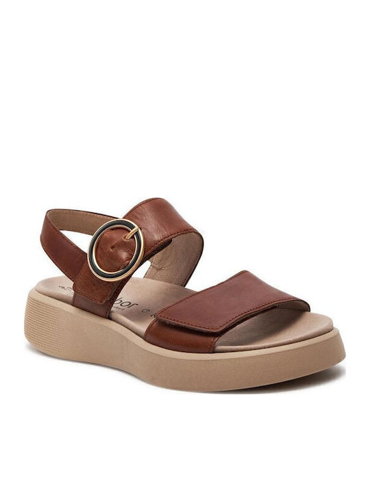 Gabor Sandale Casual Damă Din Piele Maro