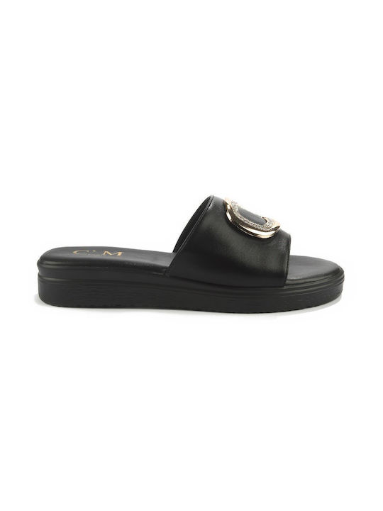 Fshoes Sandale dama Pantofi cu platformă în Negru Culoare