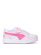 Rebound V6 Lo Ac+ Ps Kids Sneakers with Scratch Pink