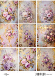 Rice paper Maja's Memories, 30x42cm, Bouquet Fl...
