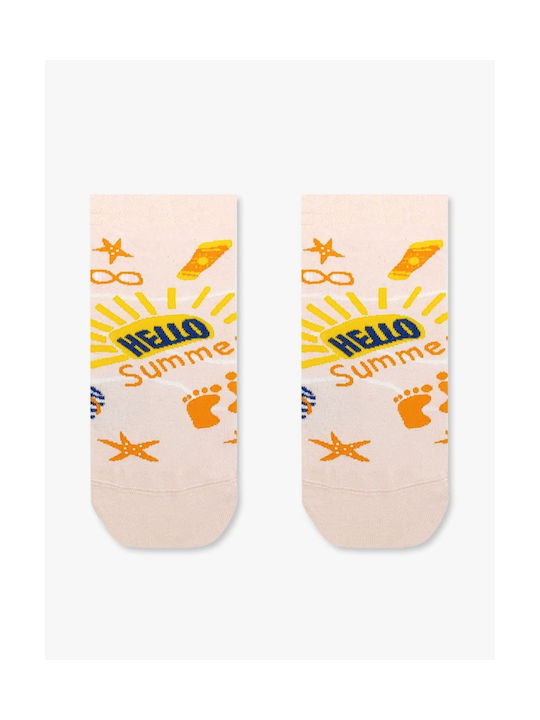 Axidwear Hello Summer Socks Pink