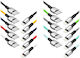 Orno USB-A to Lightning Cable Πολύχρωμο 1.2m (CABEXCBRAILIGH1.2MIX)
