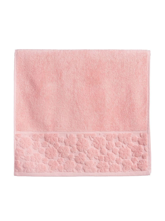Nef-Nef Homeware Πετσέτα Χεριών Sierra 30x50εκ. Sierra Rose Βάρους 500gr/m²