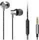 Aiwa 262-AIW-TM50SL In-Ear Freisprecheinrichtung Kopfhörer mit Stecker 3.5mm Gray