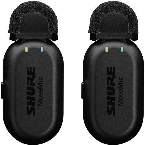 Shure Movemic Two Ασύρματο Μικρόφωνο Πέτου, Clip On Δημοσιογραφικό