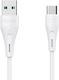 Celebrat USB 2.0 Kabel USB Typ-C männlich - USB-A 15W Weiß 1m CB-18T-WH