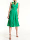 Forel Midi Dress Green