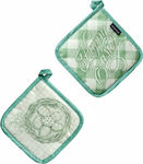 Kentia Easter Kitchen Pot Holders Set Fabric Green 000075143 2pcs