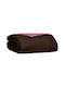 Sunshine Tagesdecke Übergröße Baumwolle Braun-Rosa 220x240cm P031-6-220X240-BRAUN-ROSA