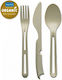 Koziol Travel Cutlery Klikk, Natural Sand Shade