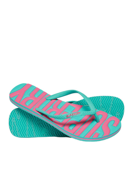 Superdry Women's Flip Flops Blue