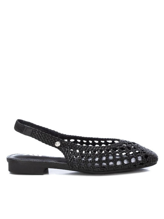 Xti Γυναικείες Μπαλαρίνες Slingback σε Μαύρο Χρώμα