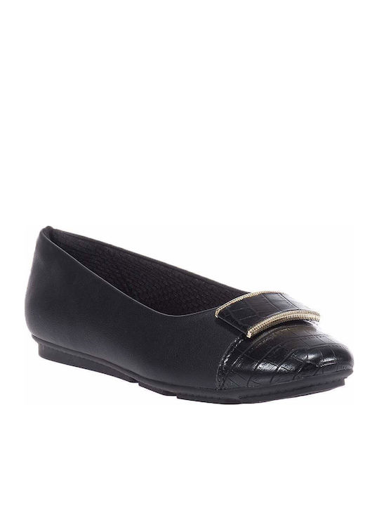 Piccadilly Anatomic Ballerinas Black