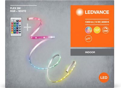 Ledvance Flex Ταινία LED Τροφοδοσίας Μπαταρίας RGB Μήκους 5m με Τηλεχειριστήριο