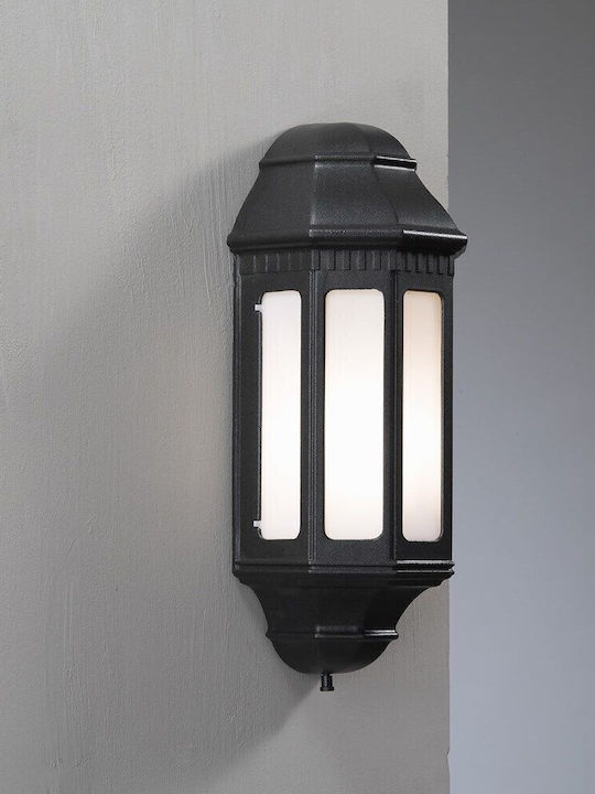 MP Illumination Wandmontiertes Außenleuchte Schwarz